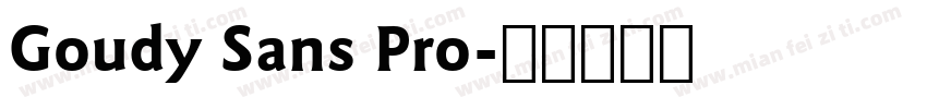 Goudy Sans Pro字体转换
